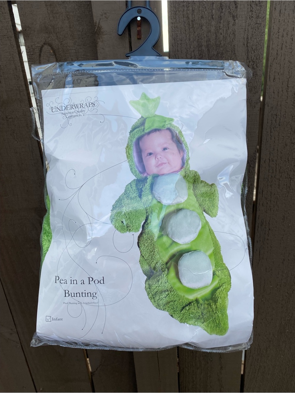 Underwraps Infant A Pea in the Pod Bunting Costume